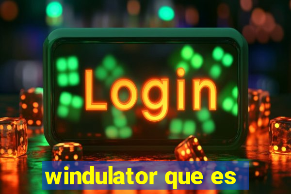 windulator que es